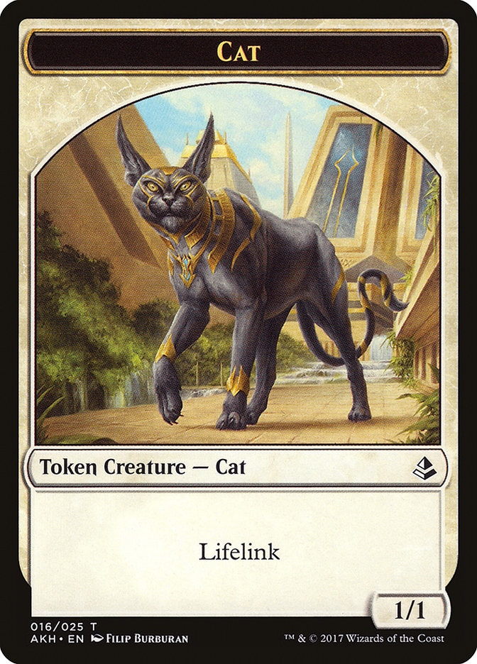 Cat [Amonkhet Tokens] | PLUS EV GAMES 