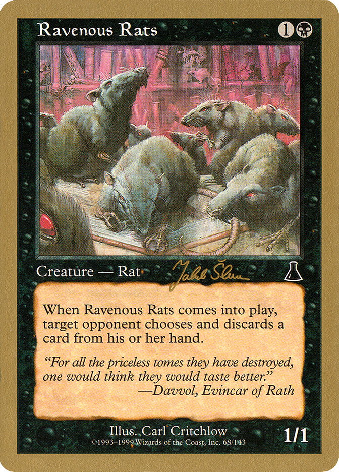 Ravenous Rats (Jakub Slemr) [World Championship Decks 1999] | PLUS EV GAMES 