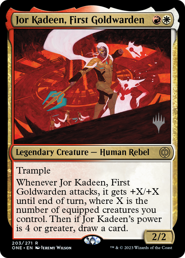 Jor Kadeen, First Goldwarden (Promo Pack) [Phyrexia: All Will Be One Promos] | PLUS EV GAMES 