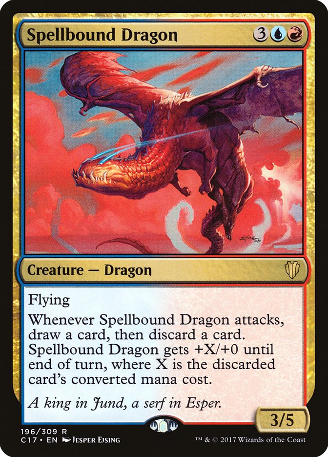 Spellbound Dragon [Commander 2017] | PLUS EV GAMES 