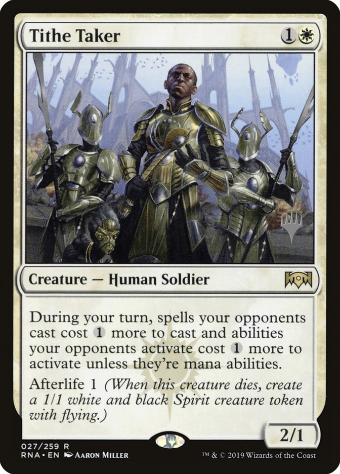 Tithe Taker (Promo Pack) [Ravnica Allegiance Promos] | PLUS EV GAMES 