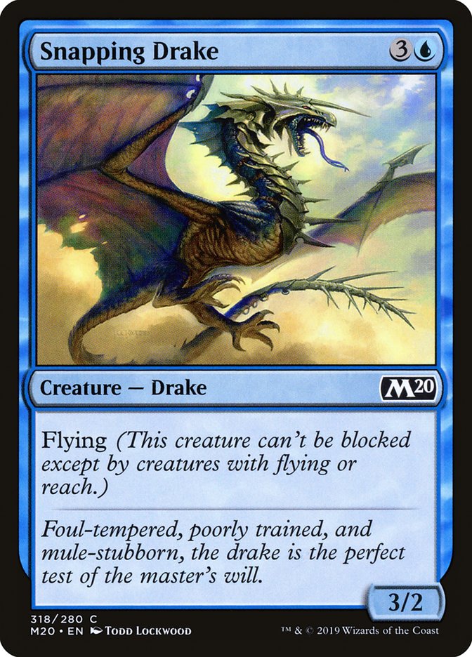 Snapping Drake [Core Set 2020] | PLUS EV GAMES 