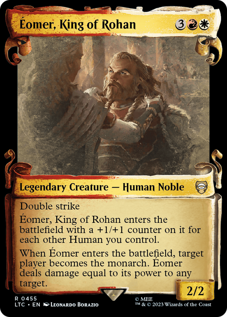 Eomer, King of Rohan [The Lord of the Rings: Tales of Middle-Earth Commander Showcase Scrolls] | PLUS EV GAMES 