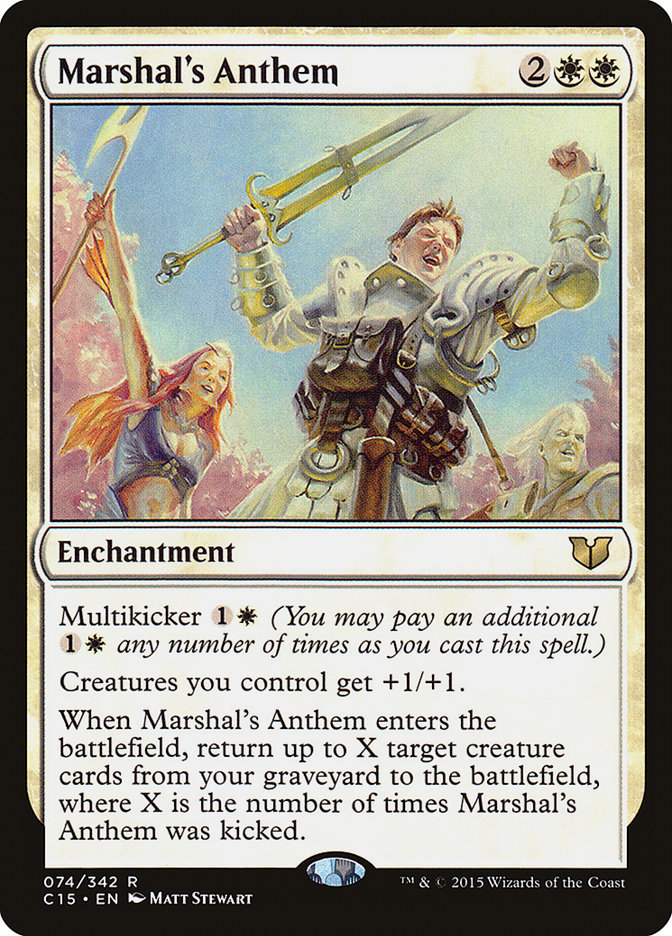 Marshal's Anthem [Commander 2015] | PLUS EV GAMES 
