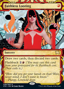 Faithless Looting (Etched Foil) [Strixhaven Mystical Archive] | PLUS EV GAMES 