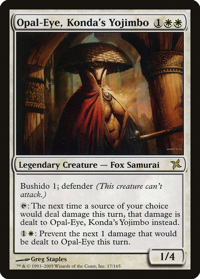 Opal-Eye, Konda's Yojimbo [Betrayers of Kamigawa] | PLUS EV GAMES 