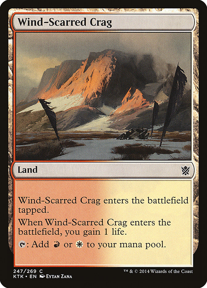 Wind-Scarred Crag [Khans of Tarkir] | PLUS EV GAMES 