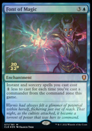 Font of Magic [Commander Legends: Battle for Baldur's Gate Prerelease Promos] | PLUS EV GAMES 