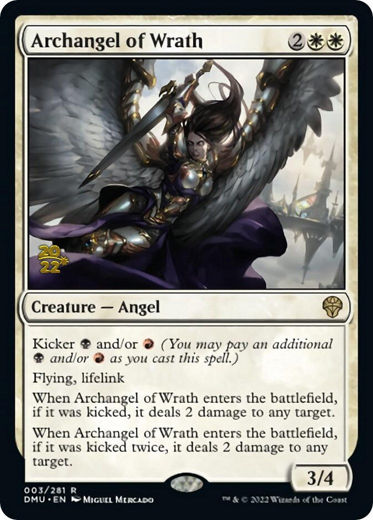 Archangel of Wrath [Dominaria United Prerelease Promos] | PLUS EV GAMES 