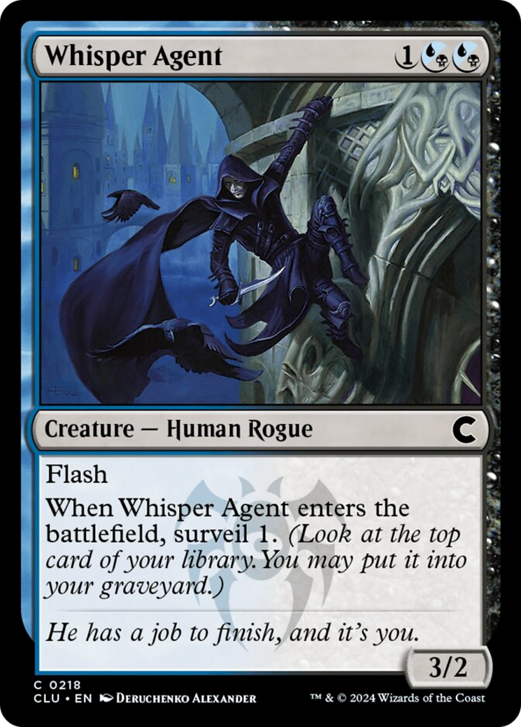 Whisper Agent [Ravnica: Clue Edition] | PLUS EV GAMES 