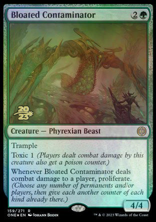 Bloated Contaminator [Phyrexia: All Will Be One Prerelease Promos] | PLUS EV GAMES 