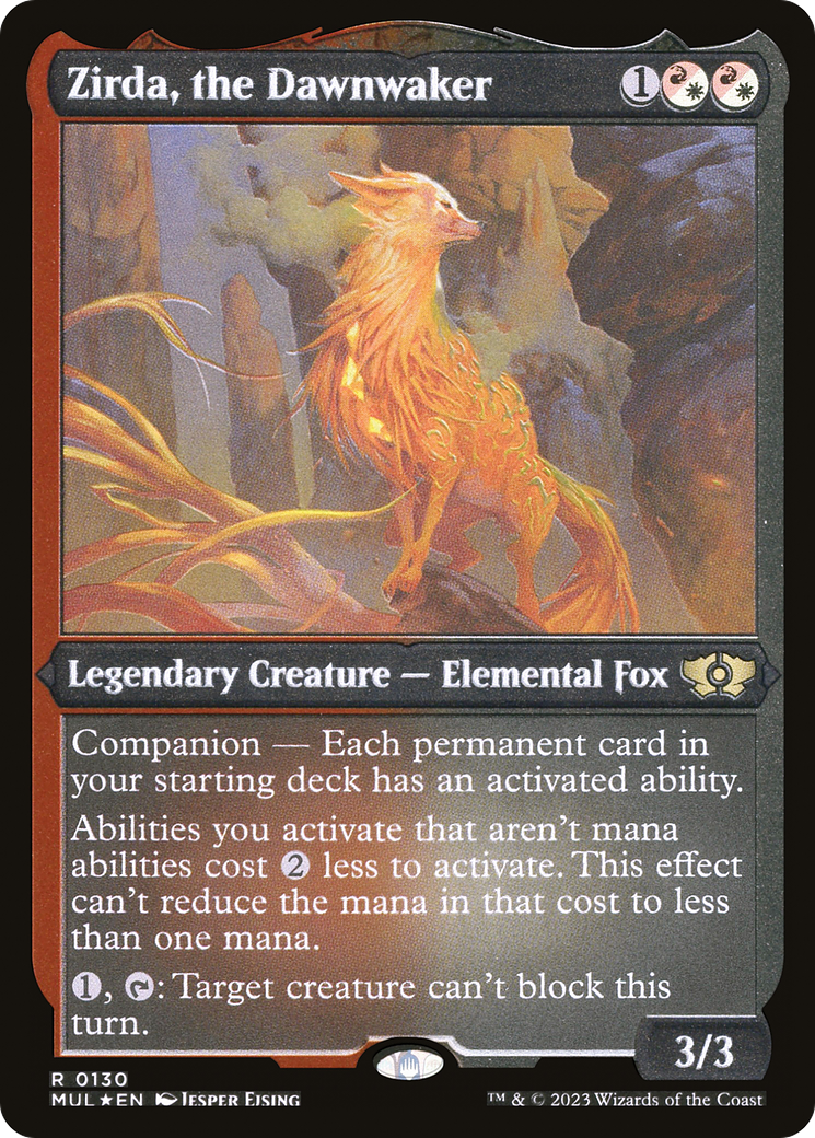 Zirda, the Dawnwaker (Foil Etched) [Multiverse Legends] | PLUS EV GAMES 