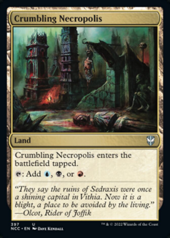 Crumbling Necropolis [Streets of New Capenna Commander] | PLUS EV GAMES 