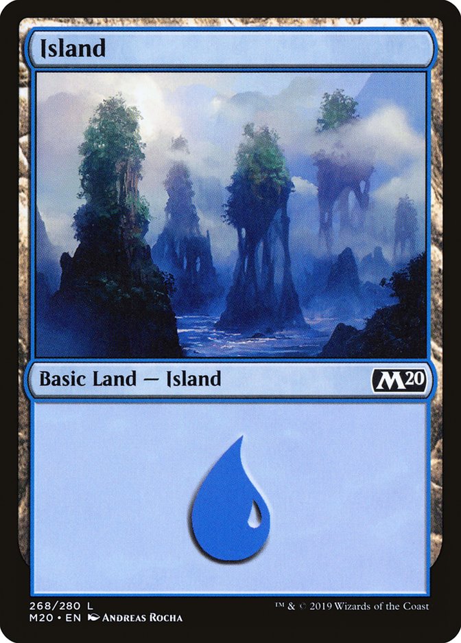 Island (268) [Core Set 2020] | PLUS EV GAMES 