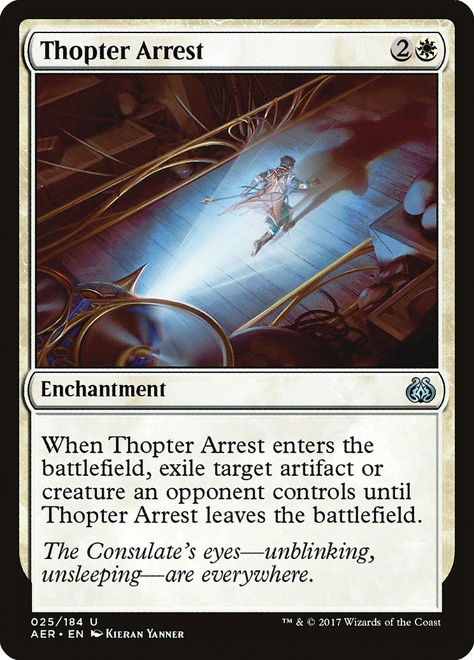 Thopter Arrest [Aether Revolt] | PLUS EV GAMES 