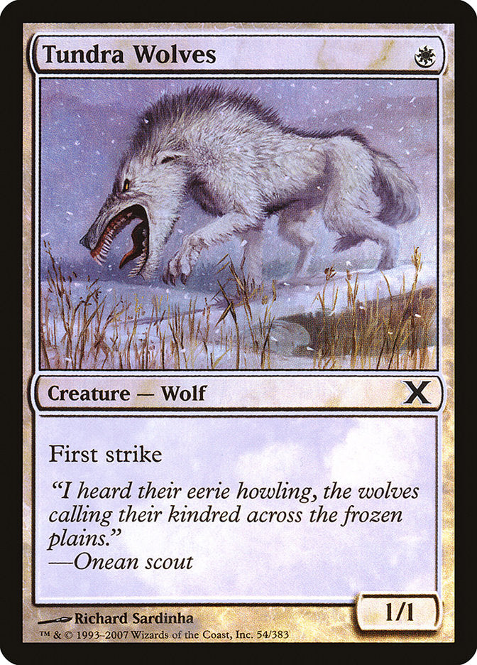 Tundra Wolves (Premium Foil) [Tenth Edition] | PLUS EV GAMES 