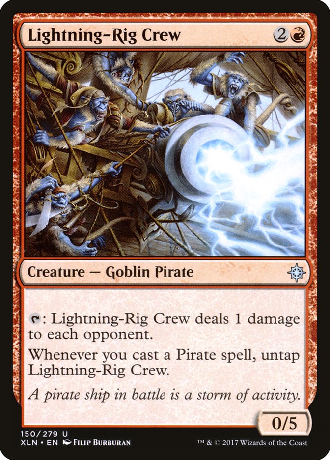 Lightning-Rig Crew [Ixalan] | PLUS EV GAMES 