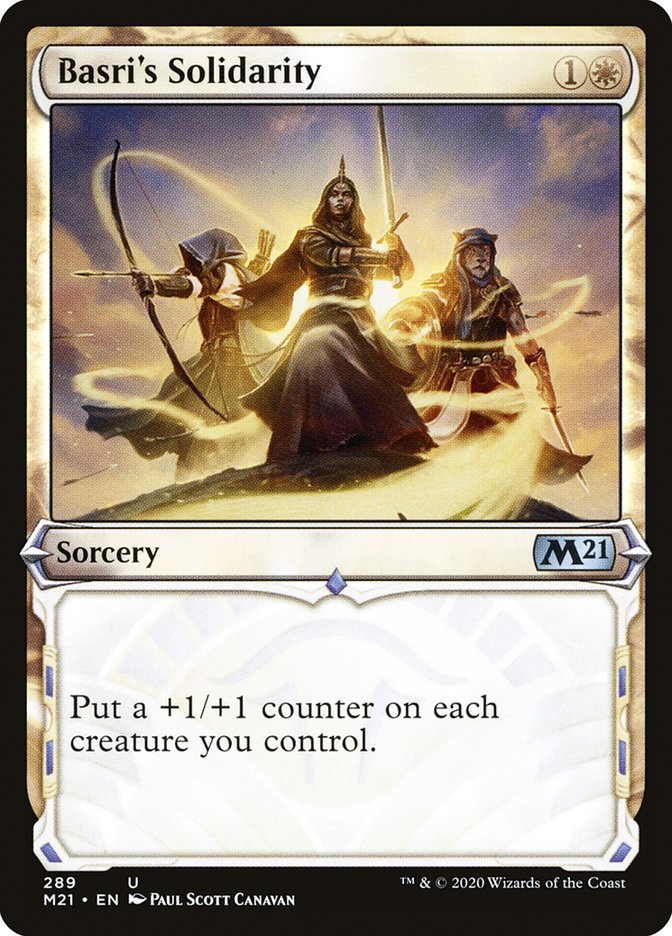 Basri's Solidarity (Showcase) [Core Set 2021] | PLUS EV GAMES 