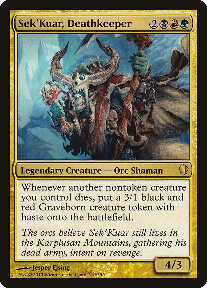 Sek'Kuar, Deathkeeper [Commander 2013] | PLUS EV GAMES 