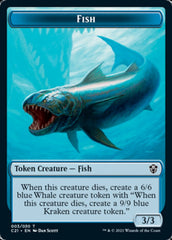 Beast (010) // Fish Token [Commander 2021 Tokens] | PLUS EV GAMES 