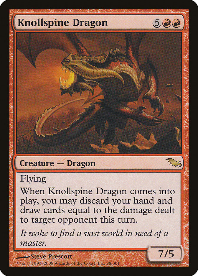 Knollspine Dragon [Shadowmoor] | PLUS EV GAMES 