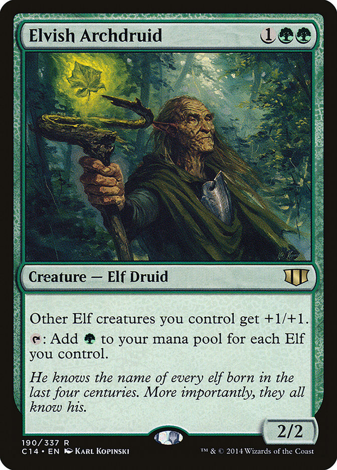 Elvish Archdruid [Commander 2014] | PLUS EV GAMES 