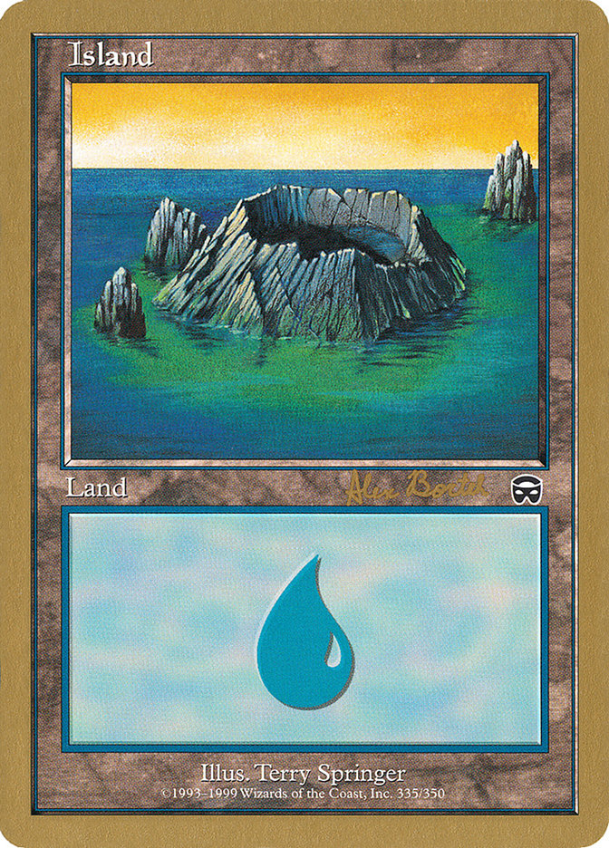 Island (ab335) (Alex Borteh) [World Championship Decks 2001] | PLUS EV GAMES 