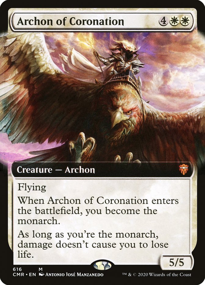Archon of Coronation (Extended) [Commander Legends Extended] | PLUS EV GAMES 