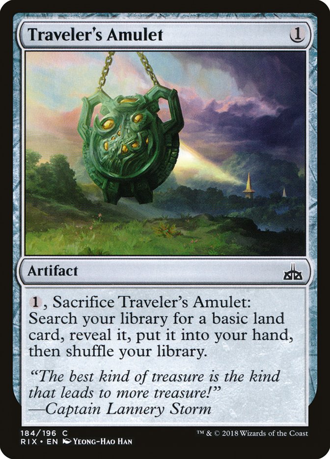 Traveler's Amulet [Rivals of Ixalan] | PLUS EV GAMES 