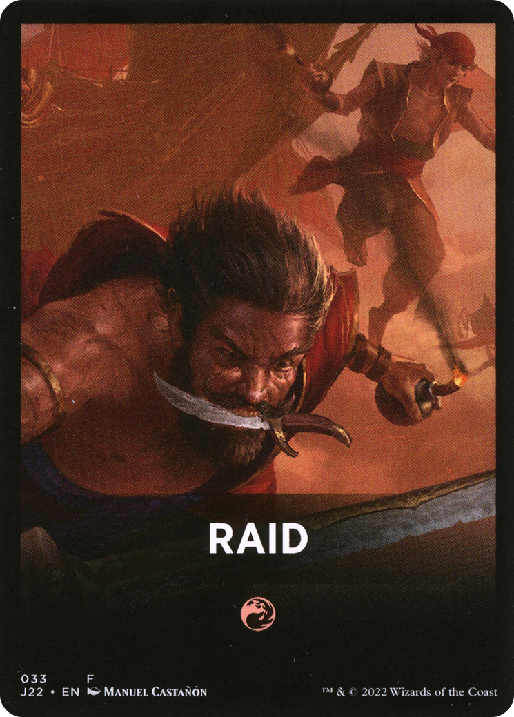 Raid Theme Card [Jumpstart 2022 Front Cards] | PLUS EV GAMES 