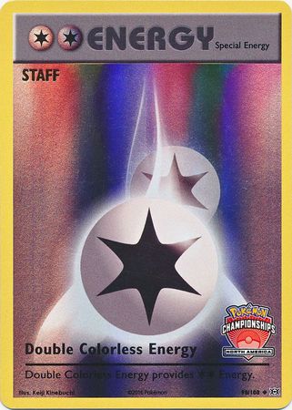 Double Colorless Energy (90/108) (NA Championship Promo Staff) [XY: Evolutions] | PLUS EV GAMES 