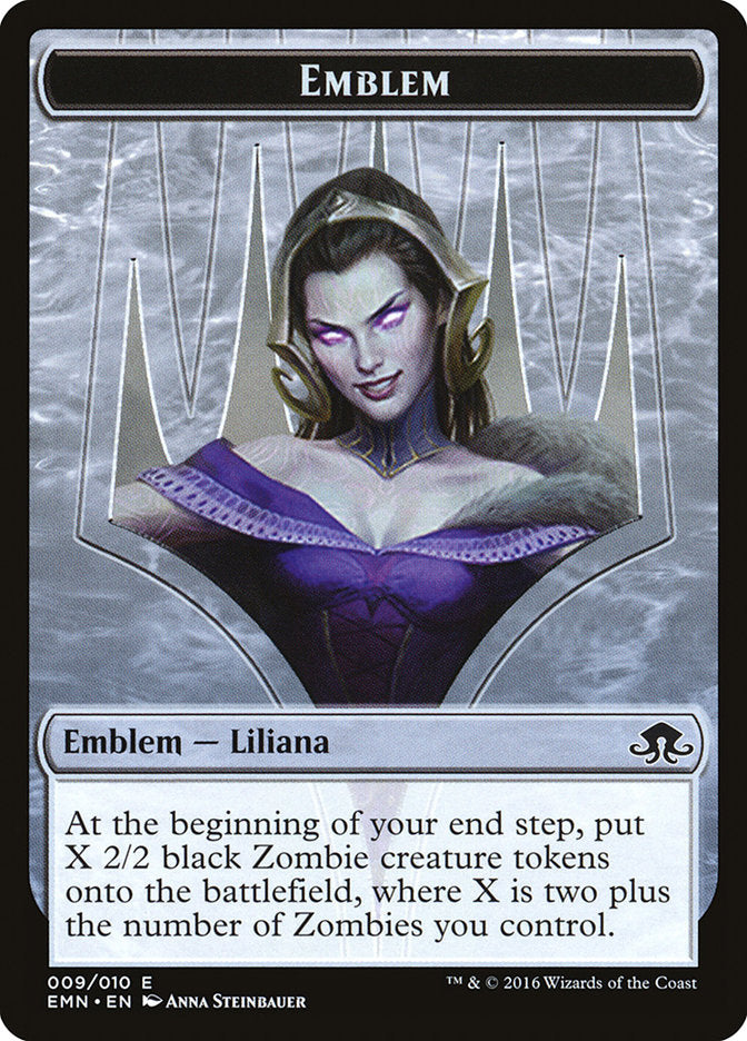 Liliana, the Last Hope Emblem [Eldritch Moon Tokens] | PLUS EV GAMES 