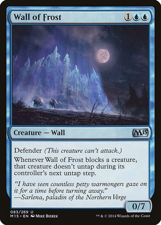 Wall of Frost [Magic 2015] | PLUS EV GAMES 