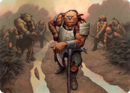 Hobgoblin Bandit Lord Art Card [Dungeons & Dragons: Adventures in the Forgotten Realms Art Series] | PLUS EV GAMES 