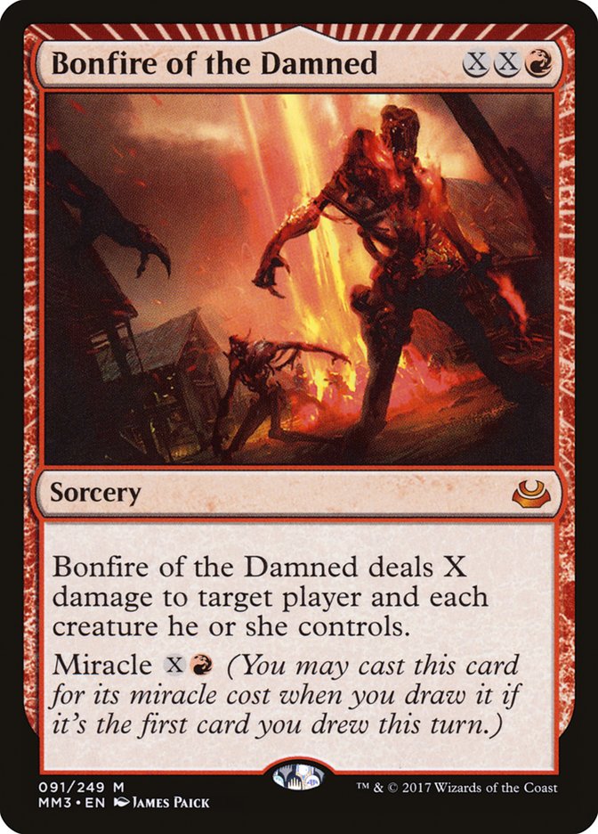 Bonfire of the Damned [Modern Masters 2017] | PLUS EV GAMES 