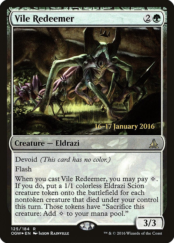 Vile Redeemer [Oath of the Gatewatch Prerelease Promos] | PLUS EV GAMES 