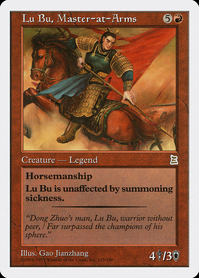 Lu Bu, Master-at-Arms [Portal Three Kingdoms] | PLUS EV GAMES 