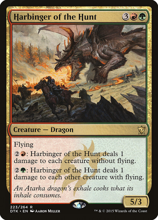 Harbinger of the Hunt [Dragons of Tarkir] | PLUS EV GAMES 