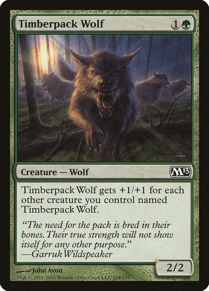 Timberpack Wolf [Magic 2013] | PLUS EV GAMES 