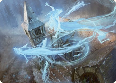 Hallowed Haunting Art Card [Innistrad: Crimson Vow Art Series] | PLUS EV GAMES 