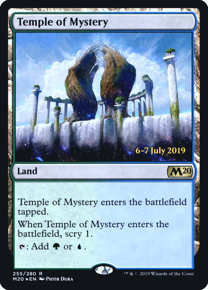 Temple of Mystery  [Core Set 2020 Prerelease Promos] | PLUS EV GAMES 