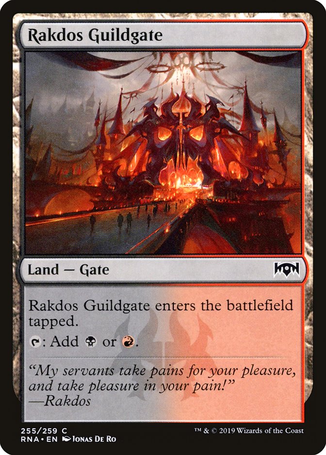 Rakdos Guildgate (255/259) [Ravnica Allegiance] | PLUS EV GAMES 