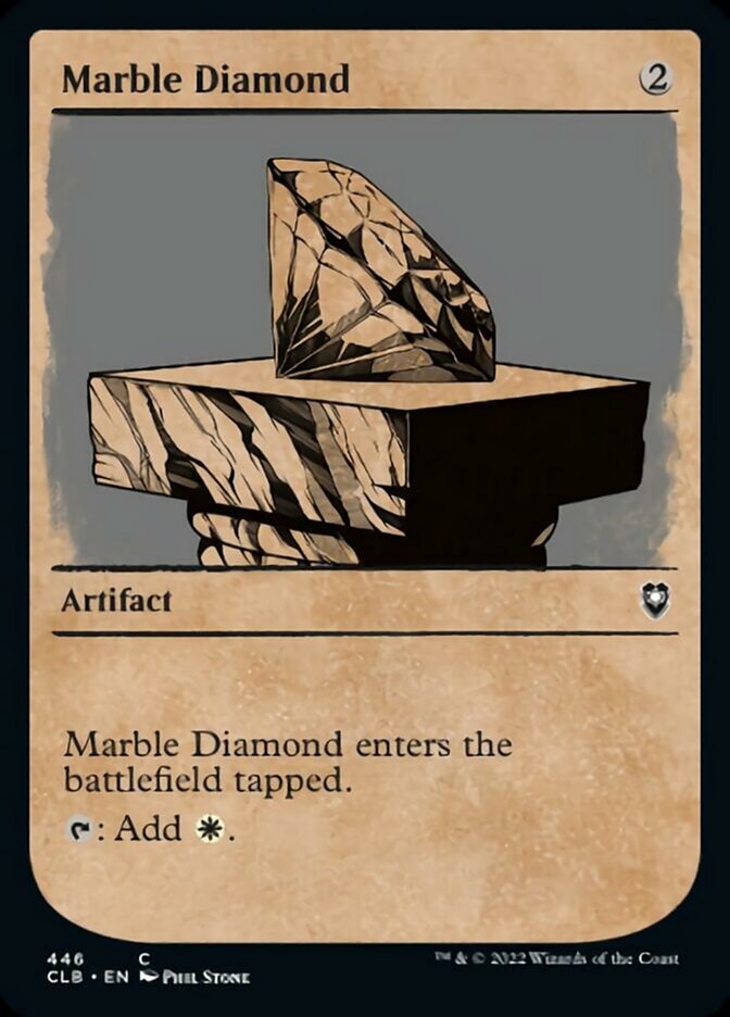 Marble Diamond (Showcase) [Commander Legends: Battle for Baldur's Gate] | PLUS EV GAMES 