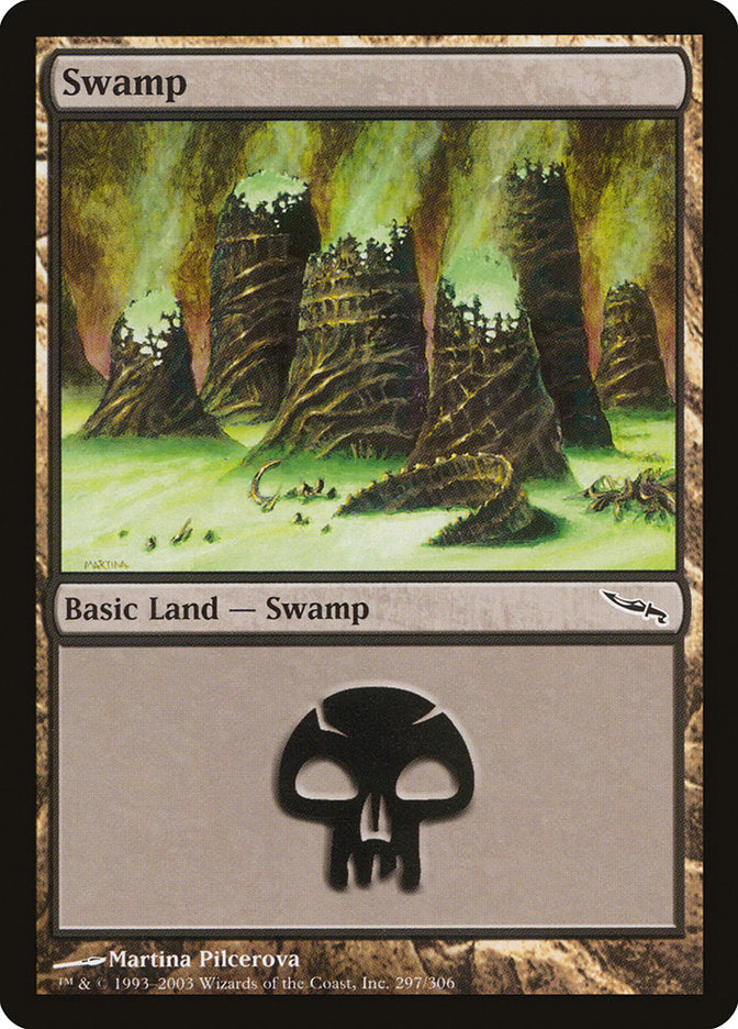 Swamp (297) [Mirrodin] | PLUS EV GAMES 