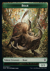 Treasure // Boar Double-sided Token [Commander Legends: Battle for Baldur's Gate Tokens] | PLUS EV GAMES 