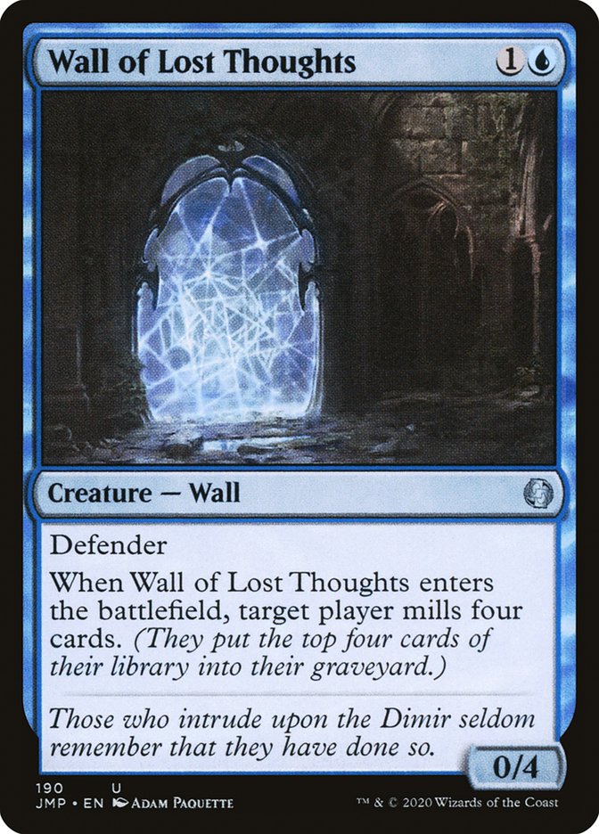 Wall of Lost Thoughts [Jumpstart] | PLUS EV GAMES 