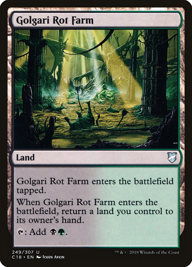 Golgari Rot Farm [Commander 2018] | PLUS EV GAMES 