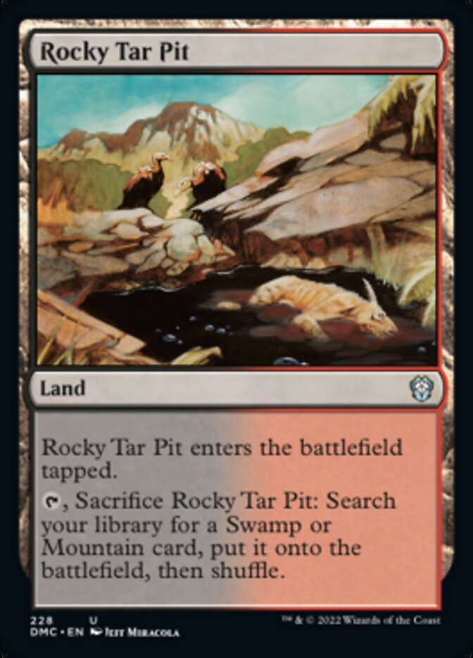 Rocky Tar Pit [Dominaria United Commander] | PLUS EV GAMES 