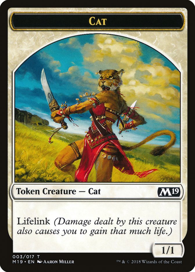 Cat [Core Set 2019 Tokens] | PLUS EV GAMES 