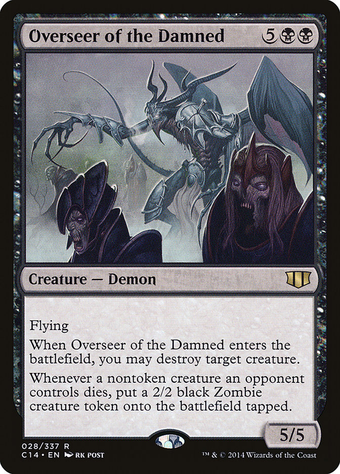 Overseer of the Damned [Commander 2014] | PLUS EV GAMES 